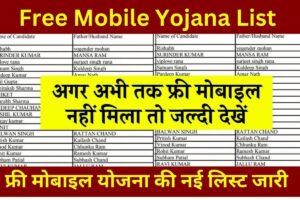 Free Mobile Yojana List Check
