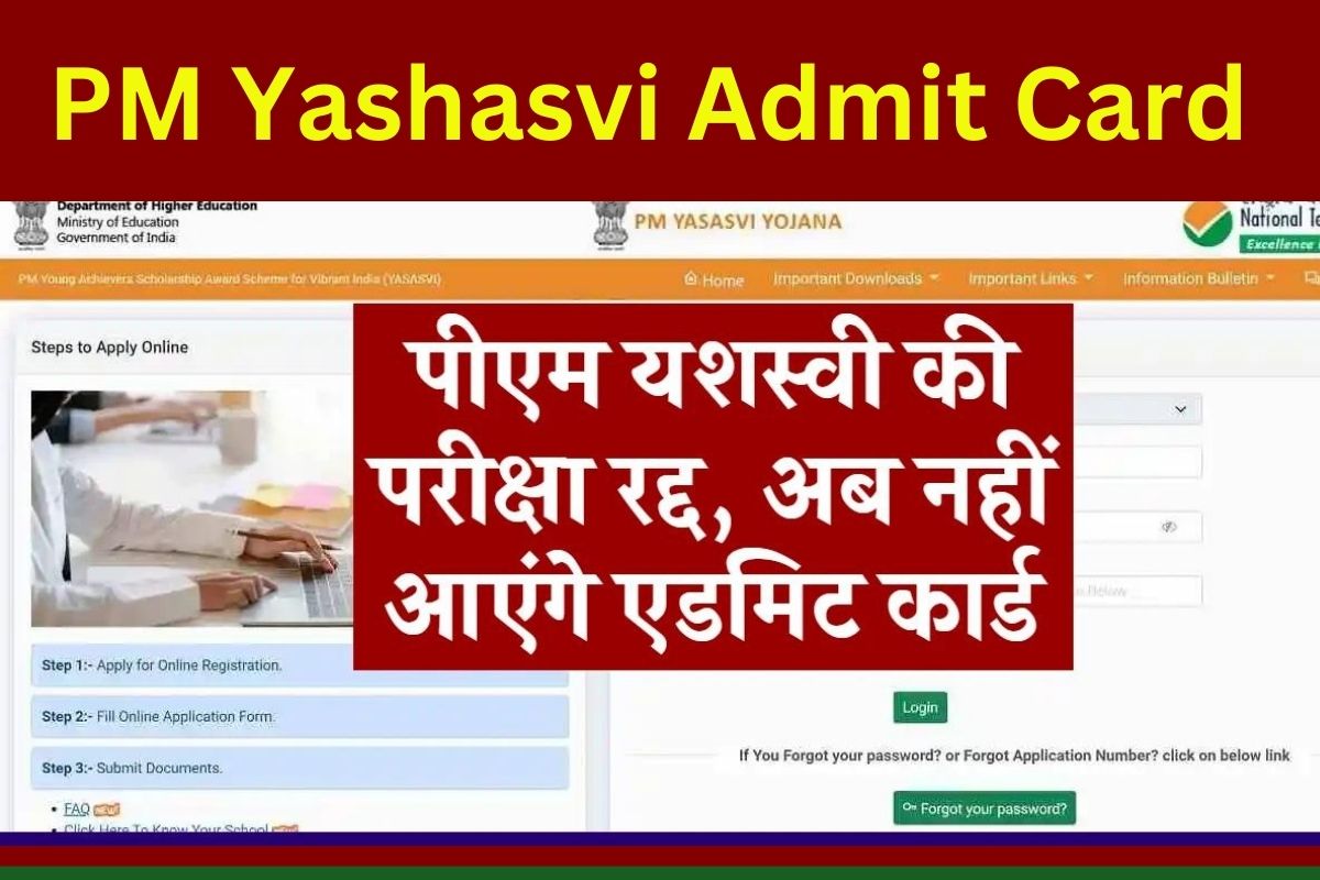 PM Yashasvi Admit Card 2023